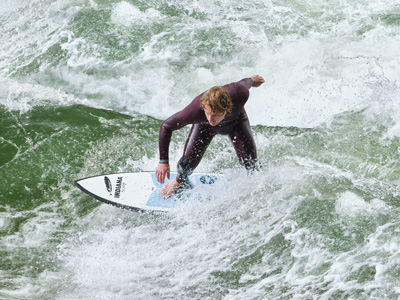 Surfer on Snake River